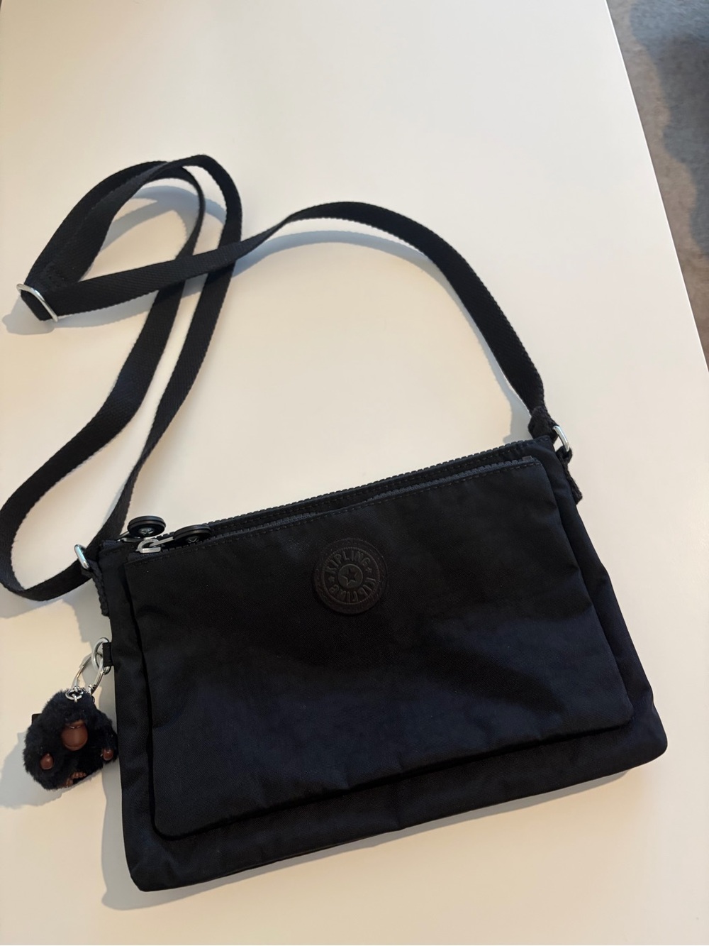 Kipling Mikaela Crossbody - Black Tonal